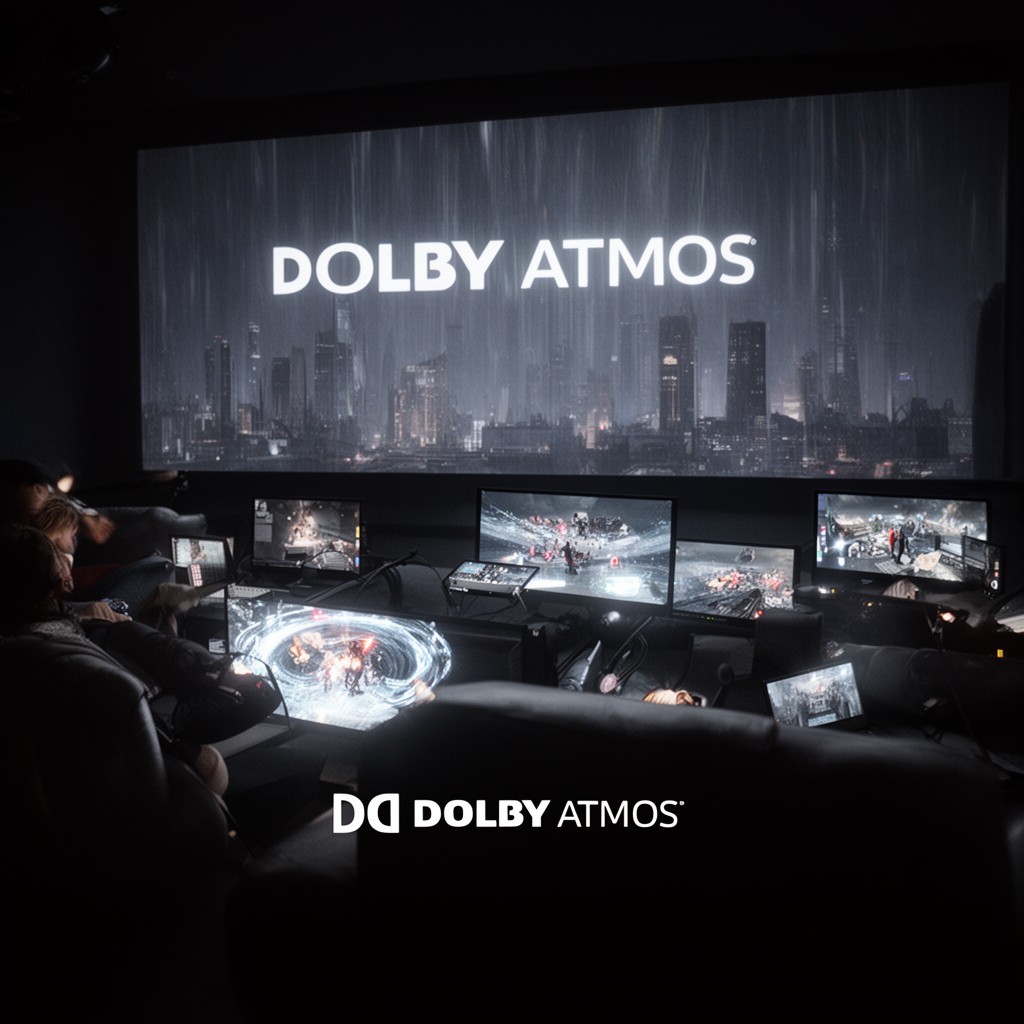 AI-generated illustration of Dolby Atmos