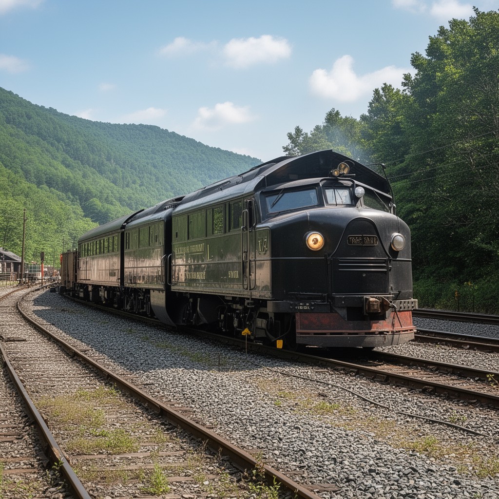 AI-generated illustration of Central Vermont Railway