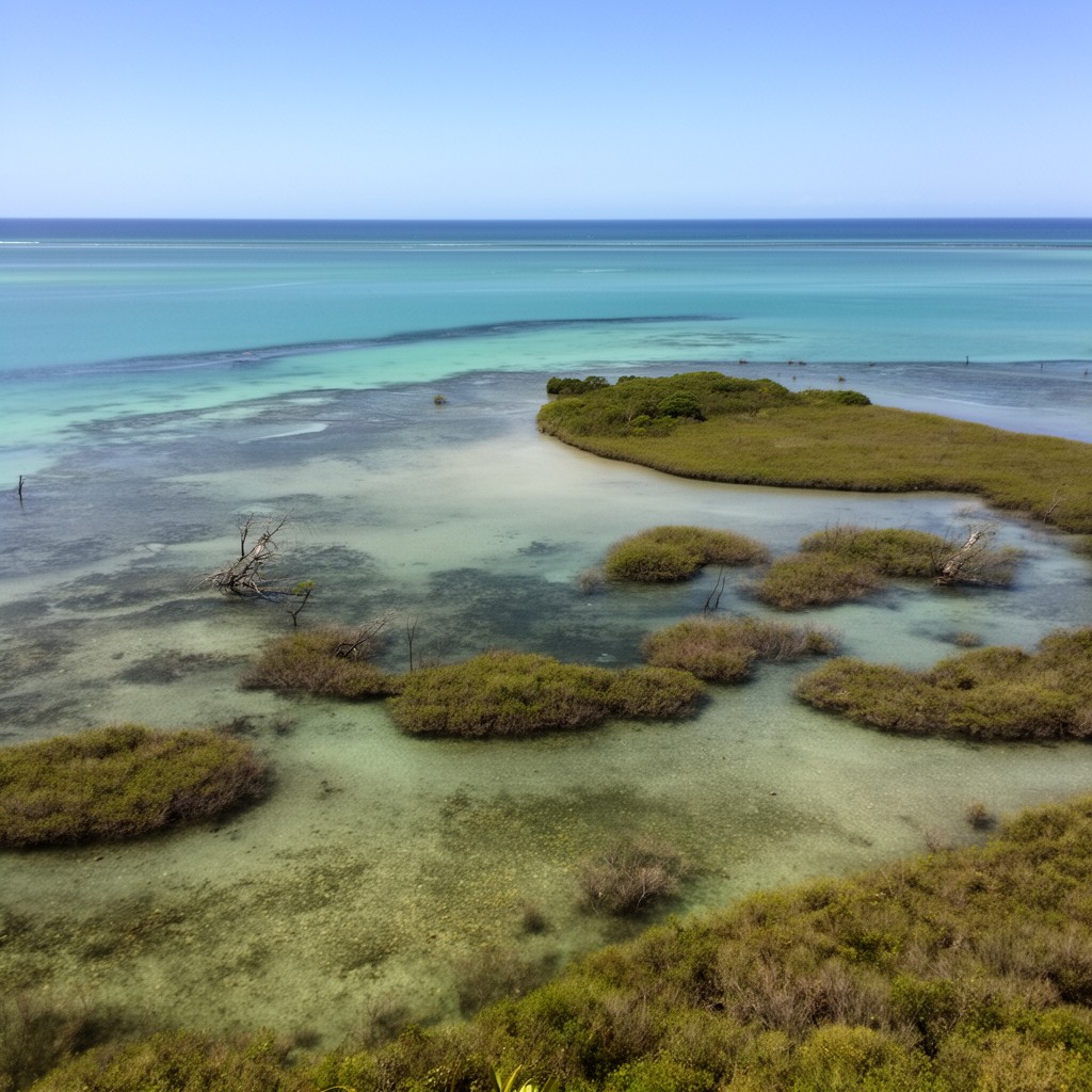 AI-generated illustration of Florida Bay