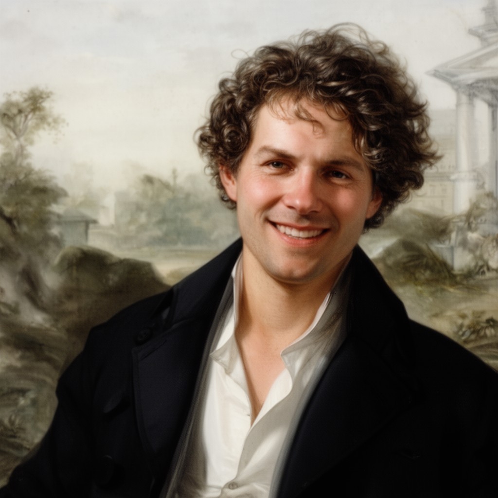 AI-generated illustration of Horace