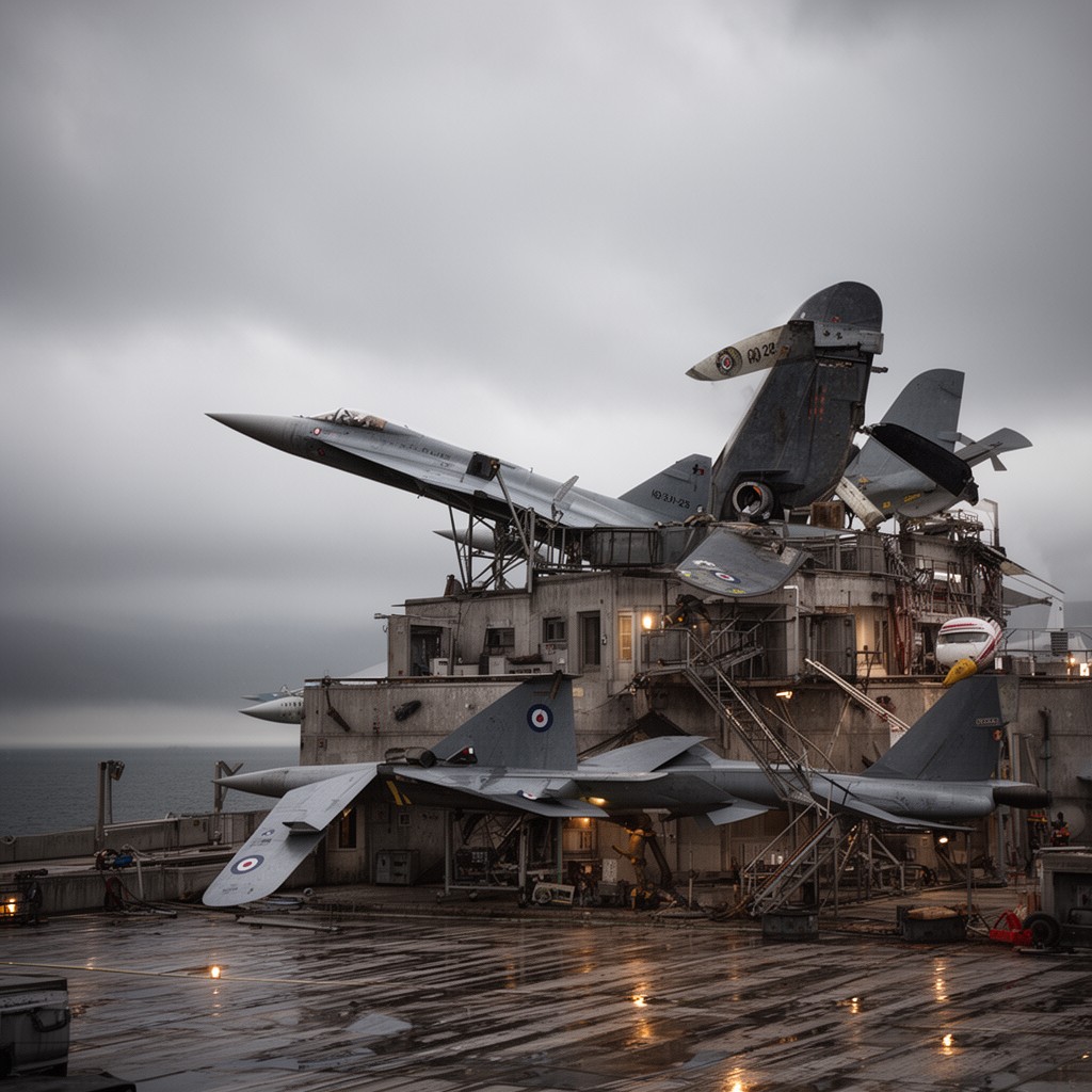AI-generated illustration of No. 1 Squadron RAF