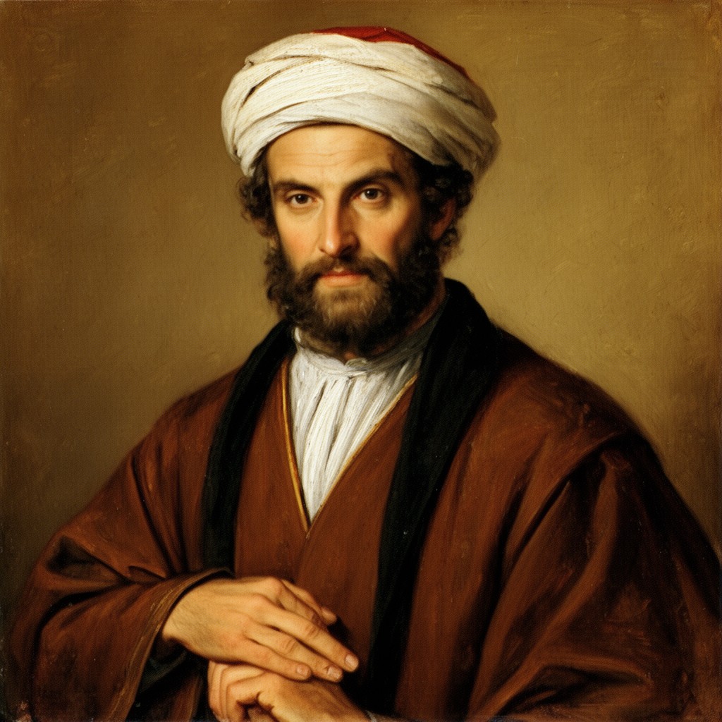 AI-generated illustration of Averroes