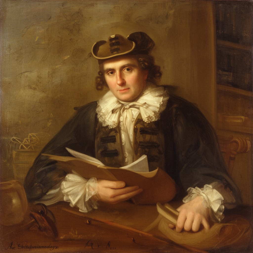 AI-generated illustration of Anecdotes of Painting in England