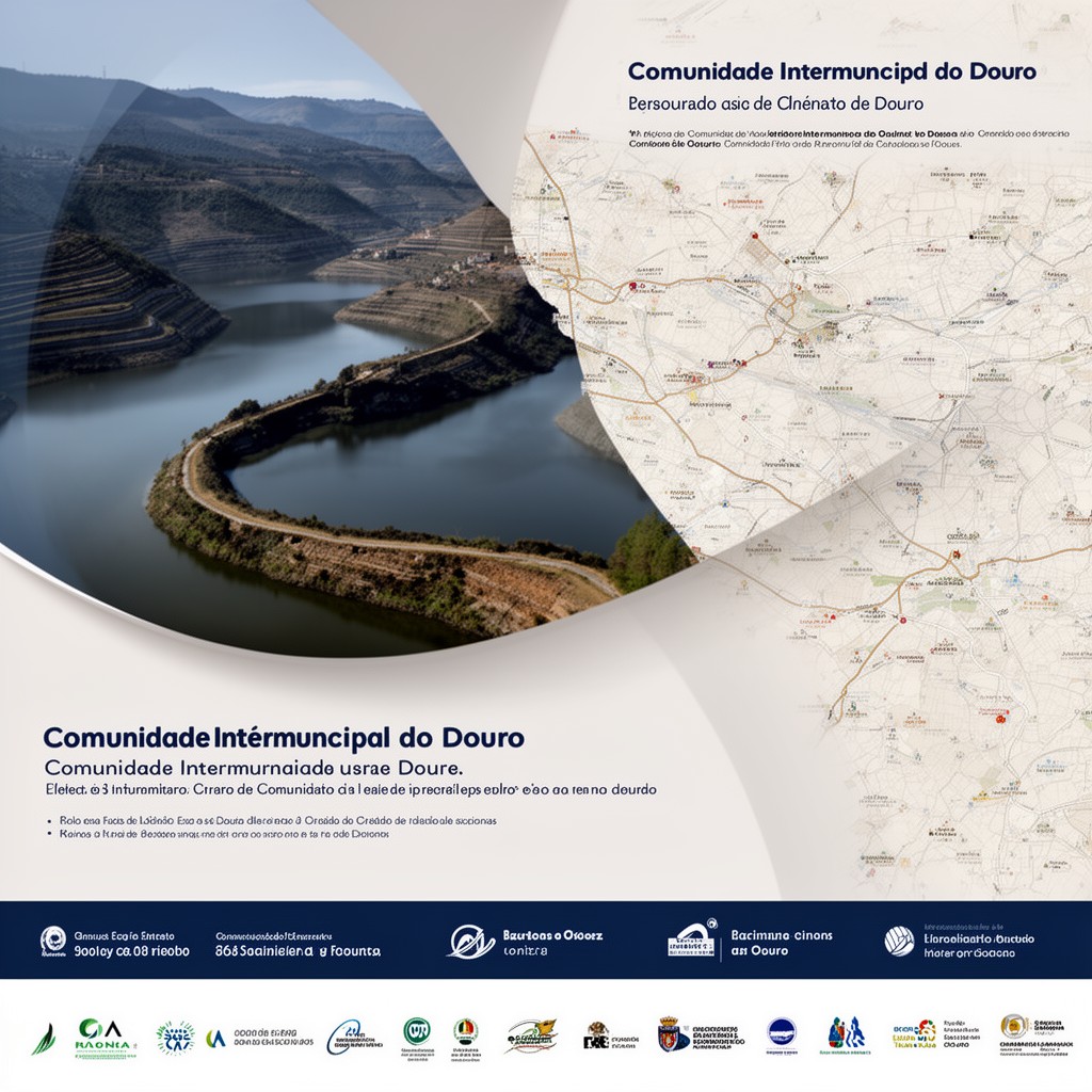 AI-generated illustration of Comunidade Intermunicipal do Douro
