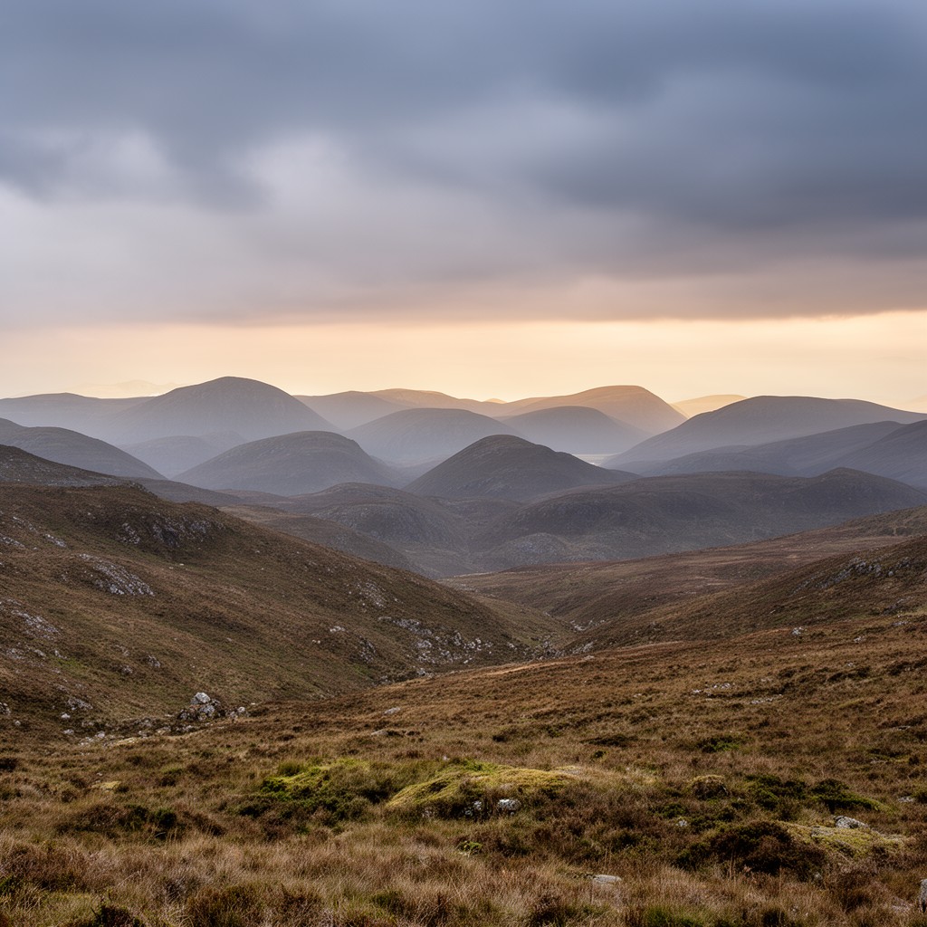 AI-generated illustration of Tweedsmuir Hills