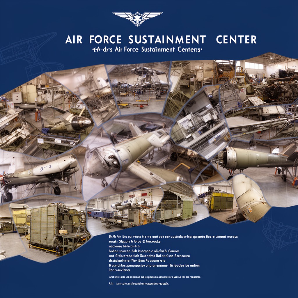 AI-generated illustration of Air Force Sustainment Center