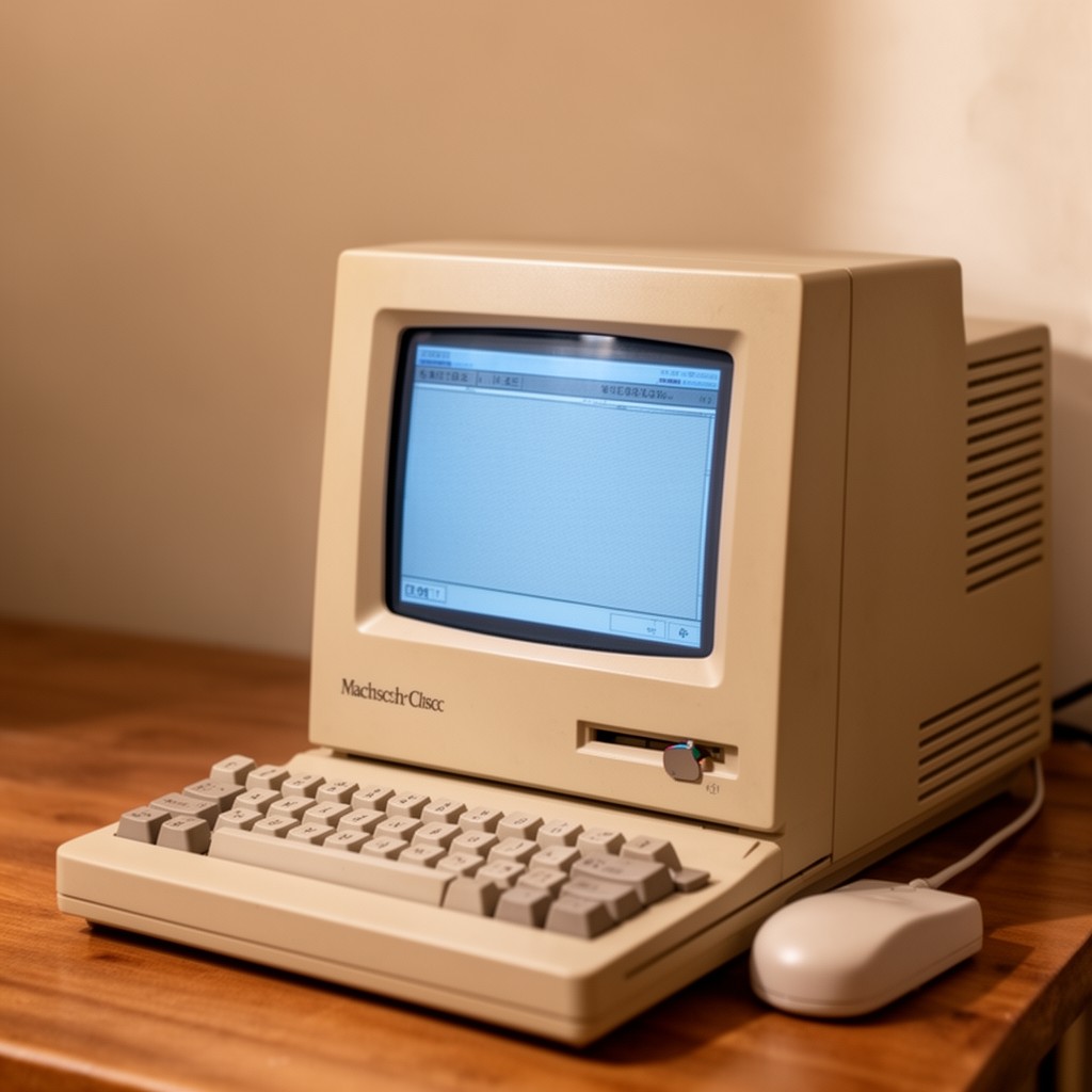 AI-generated illustration of Macintosh Classic