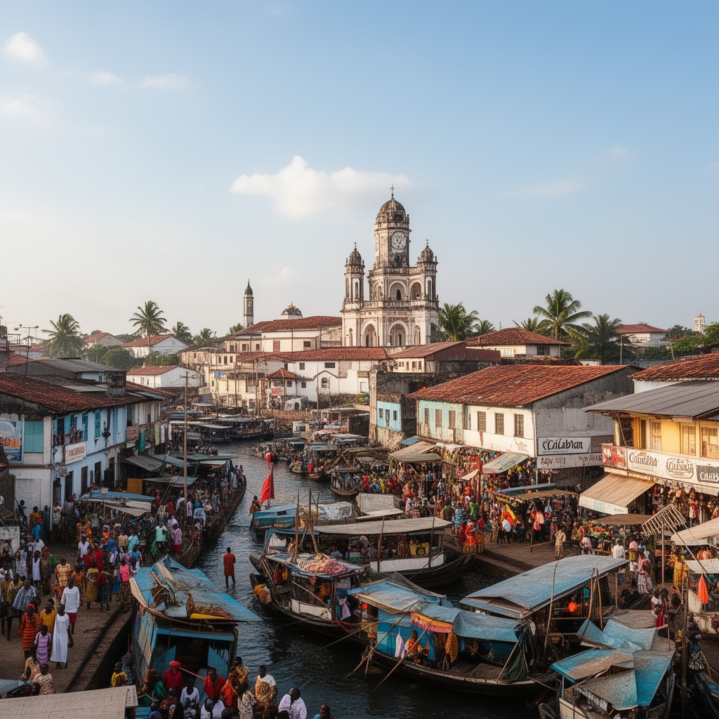 AI-generated illustration of Calabar
