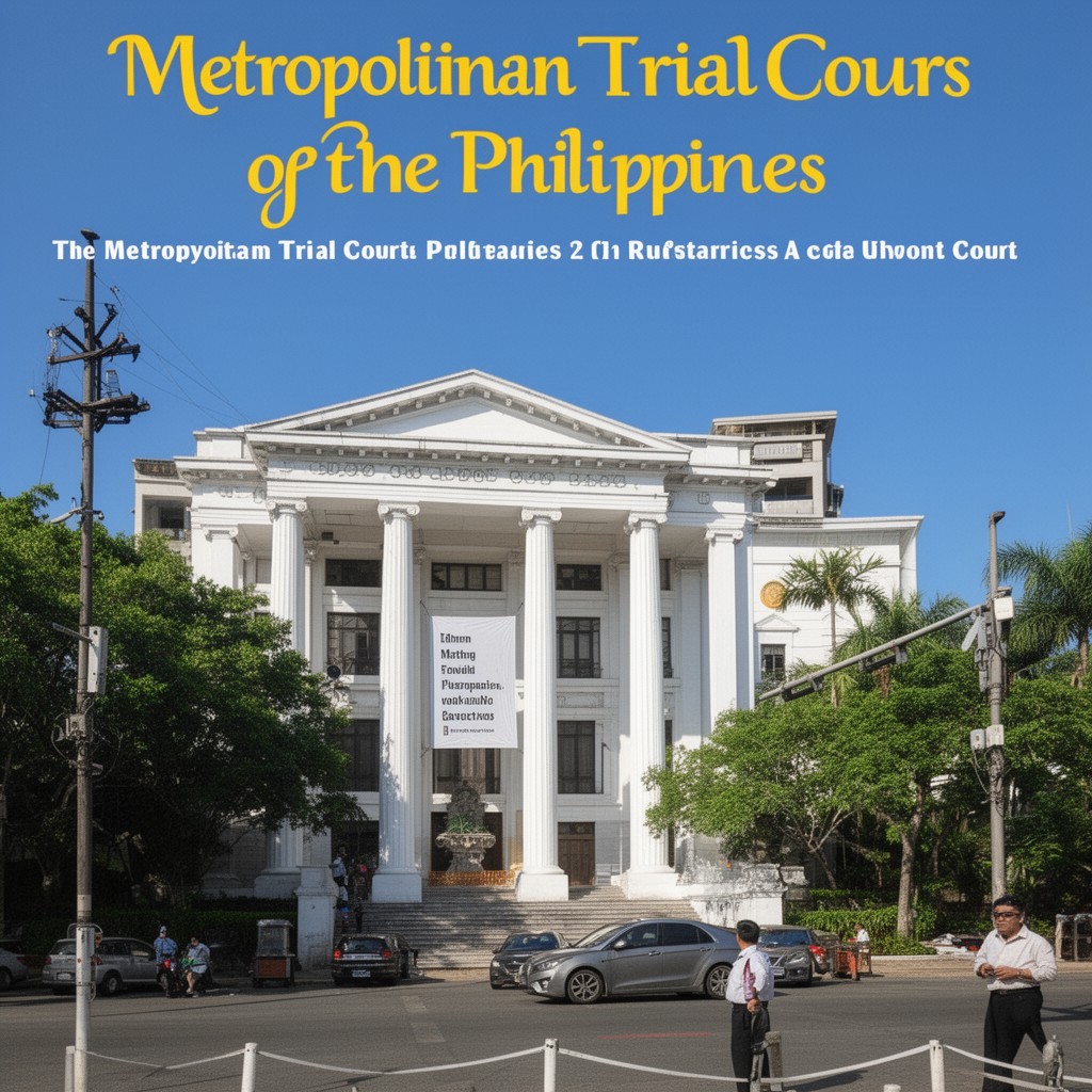AI-generated illustration of Metropolitan Trial Courts of the Philippines