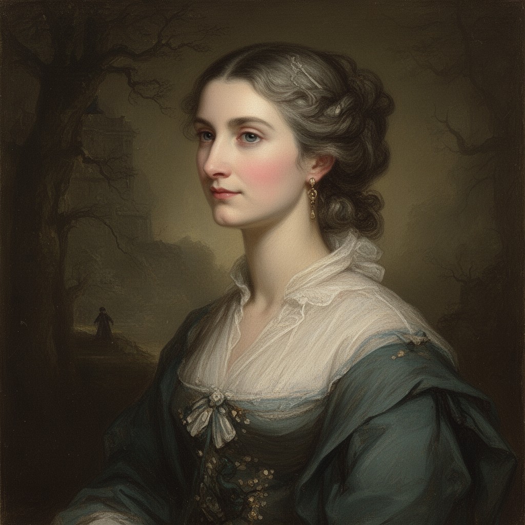AI-generated illustration of Ann Radcliffe