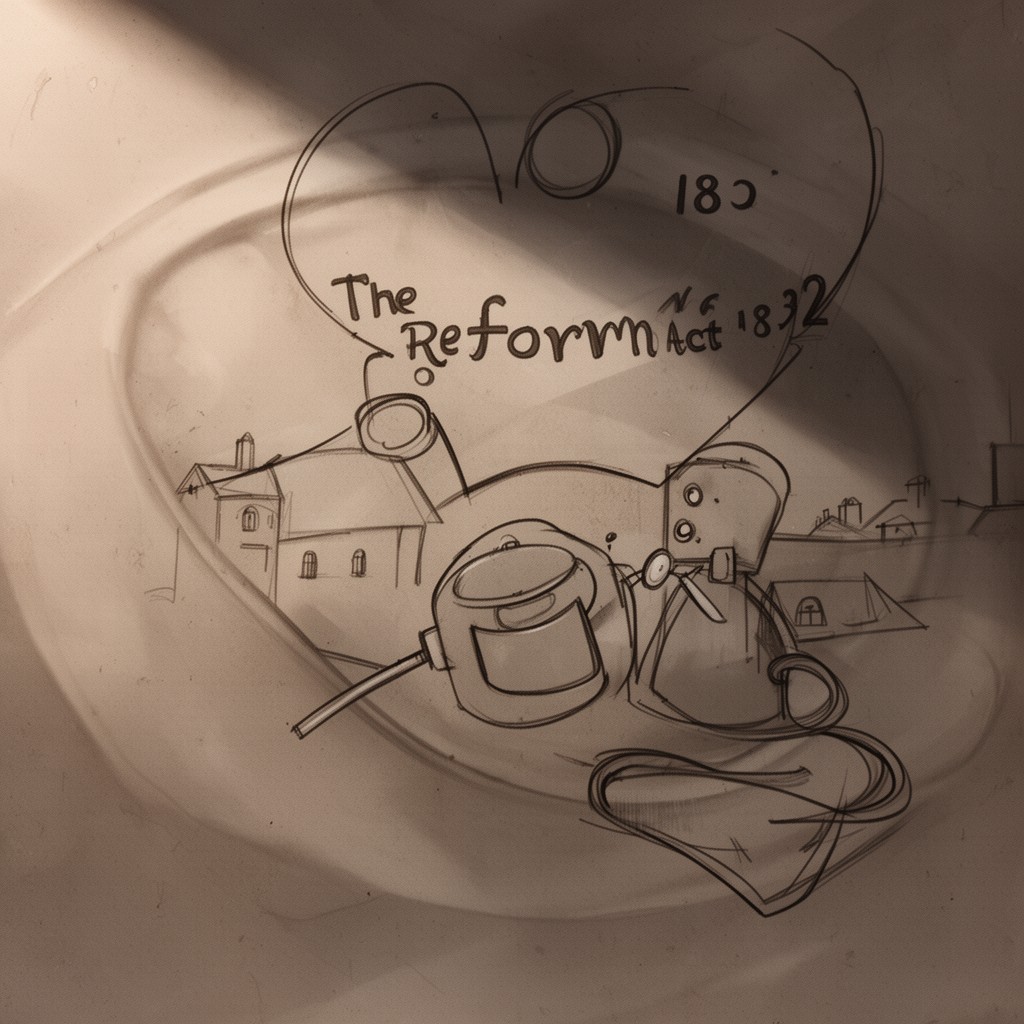 AI-generated illustration of Reform Act 1832