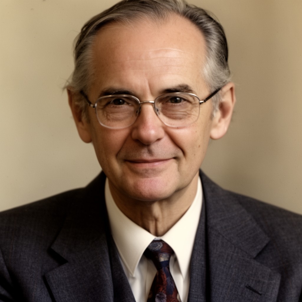 AI-generated illustration of Harold W. Kuhn