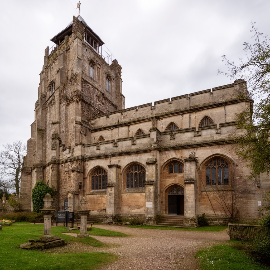 AI-generated illustration of St Lawrence’s Church, Castle Rising