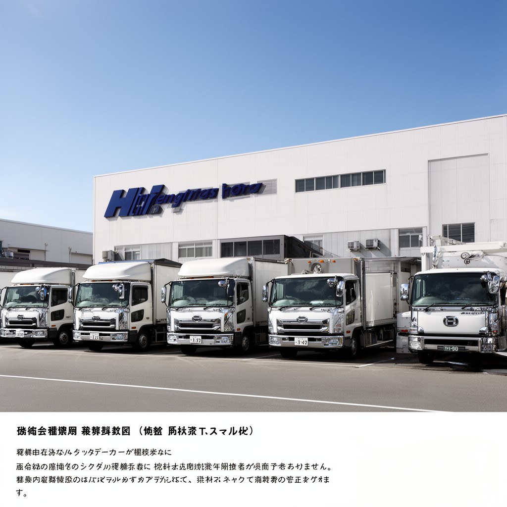 AI-generated illustration of Hino Motors, Ltd.