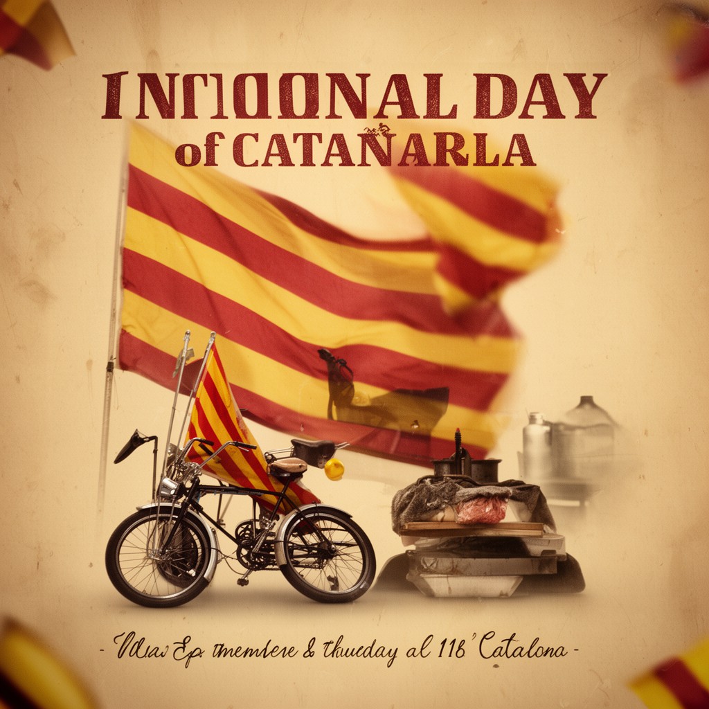 AI-generated illustration of National Day of Catalonia