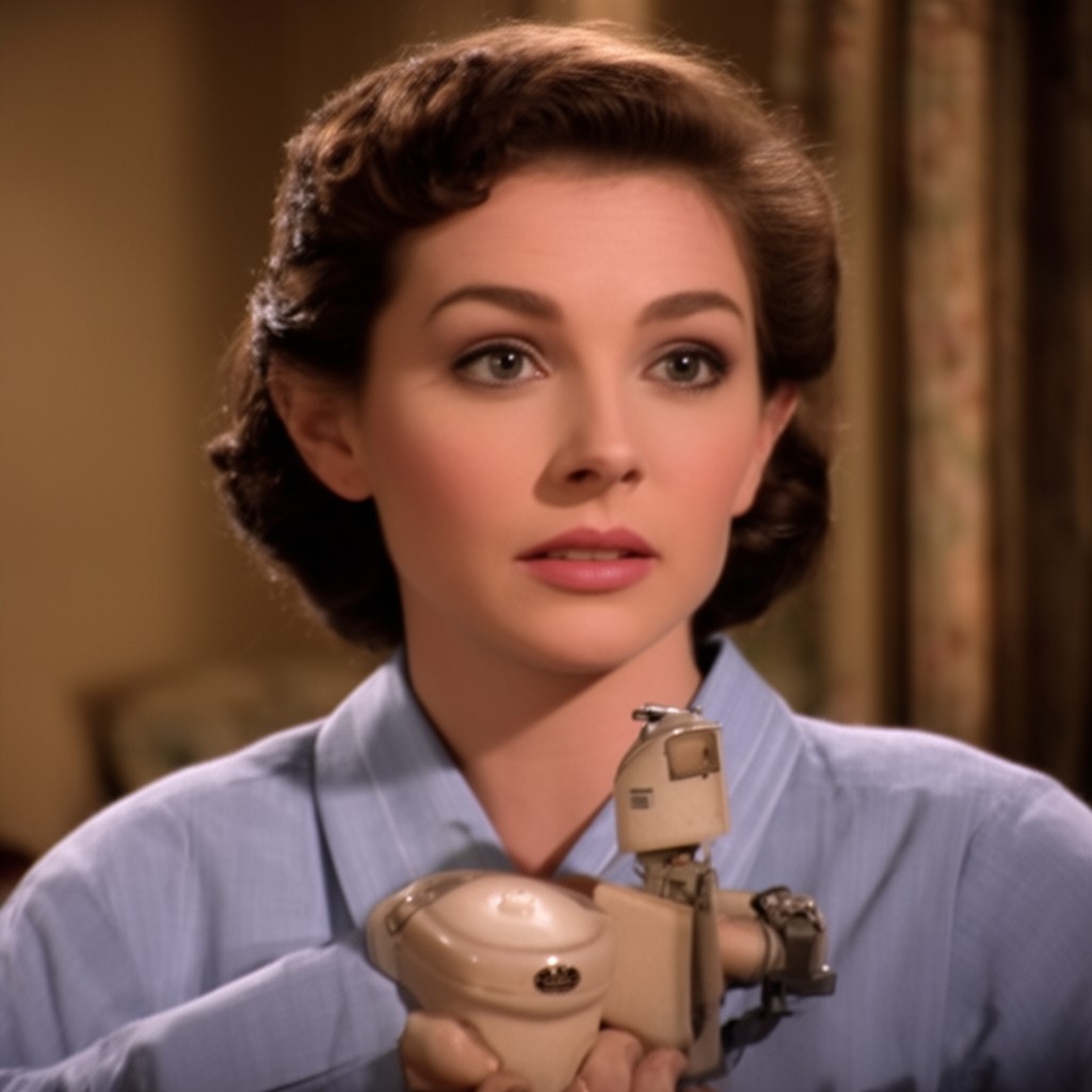 AI-generated illustration of Elizabeth in Gentleman's Agreement