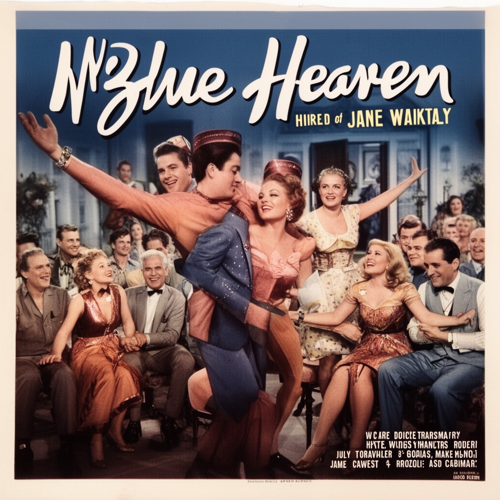 AI-generated illustration of My Blue Heaven