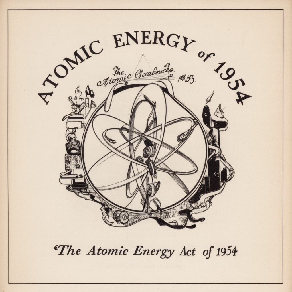 AI-generated illustration of Atomic Energy Act of 1954