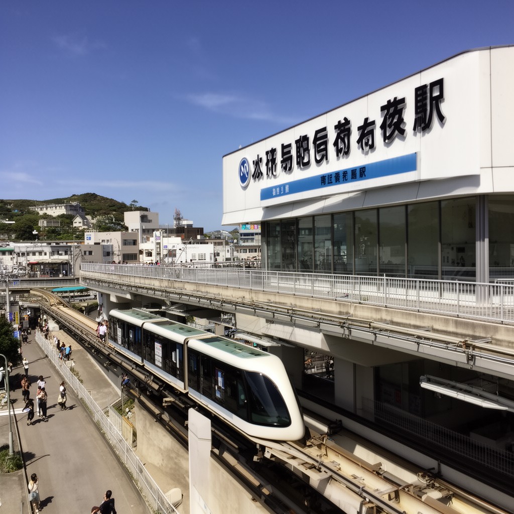 AI-generated illustration of Asahibashi Station