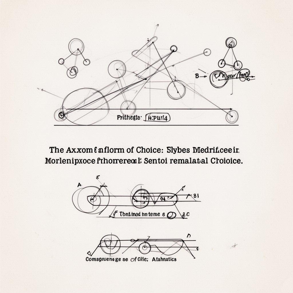 AI-generated illustration of axiom of choice