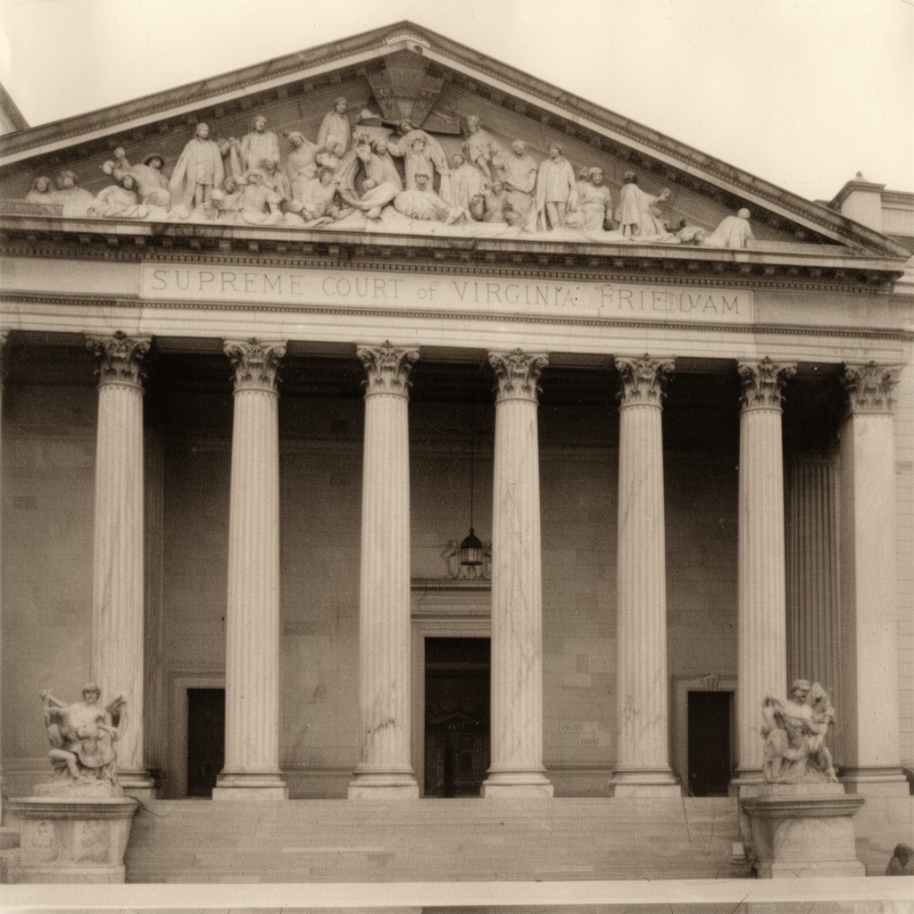 AI-generated illustration of Supreme Court of Virginia v. Friedman