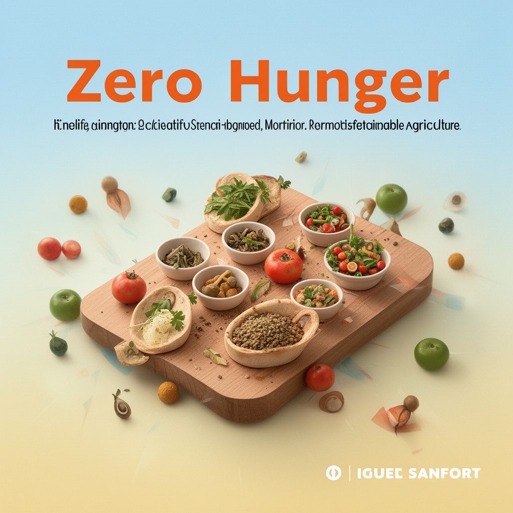 AI-generated illustration of Zero Hunger