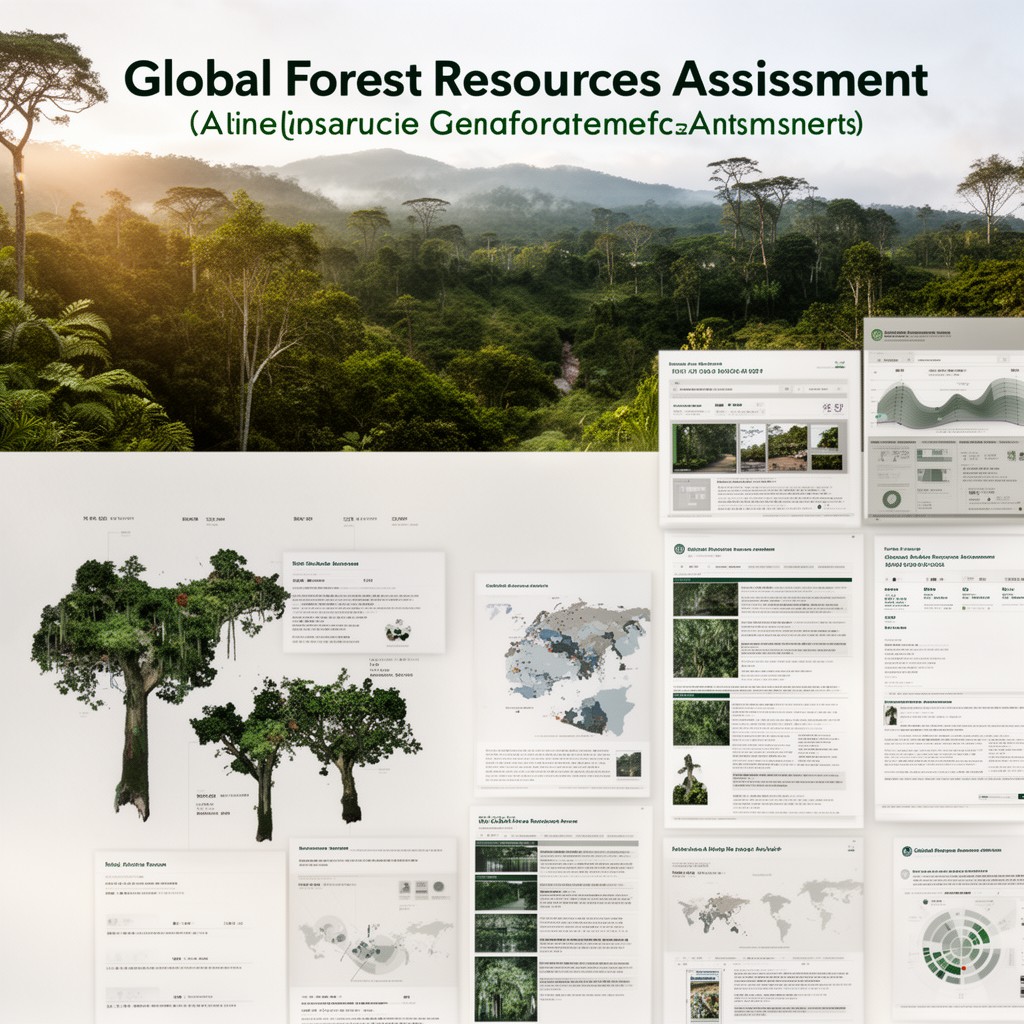 AI-generated illustration of Global Forest Resources Assessment