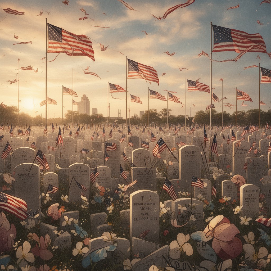 AI-generated illustration of Memorial Day
