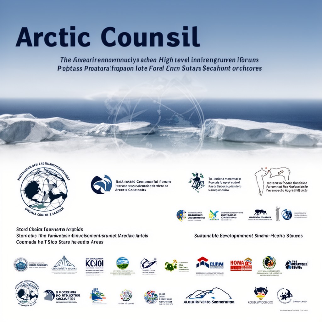 AI-generated illustration of Arctic Council