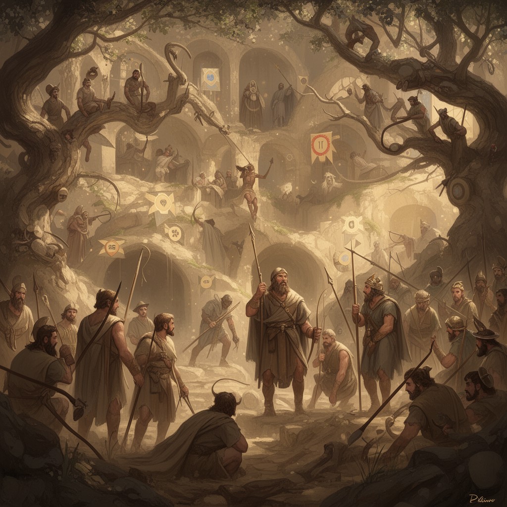 AI-generated illustration of Tribe of Benjamin