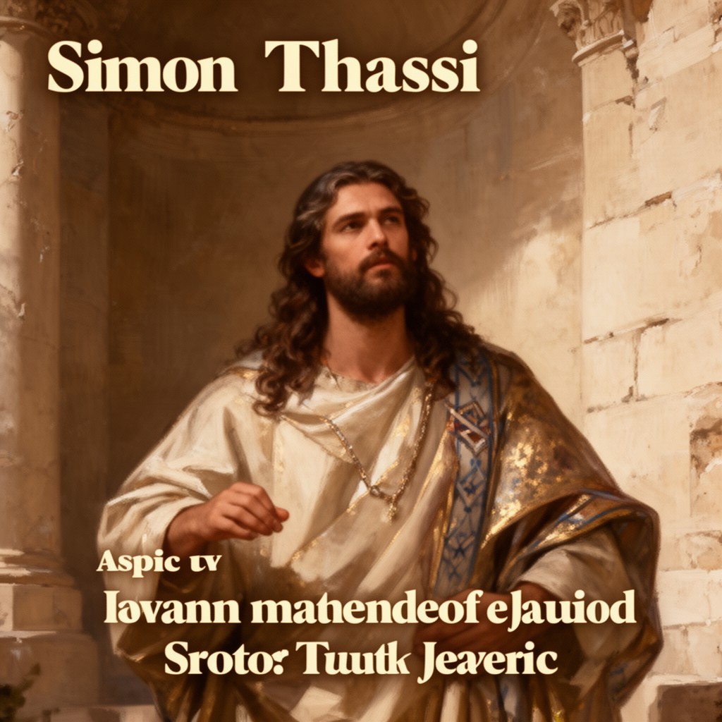 AI-generated illustration of Simon Thassi