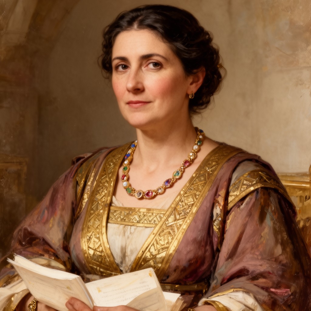 AI-generated illustration of Salome Alexandra