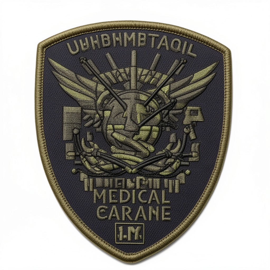 AI-generated illustration of Combat Medical Badge