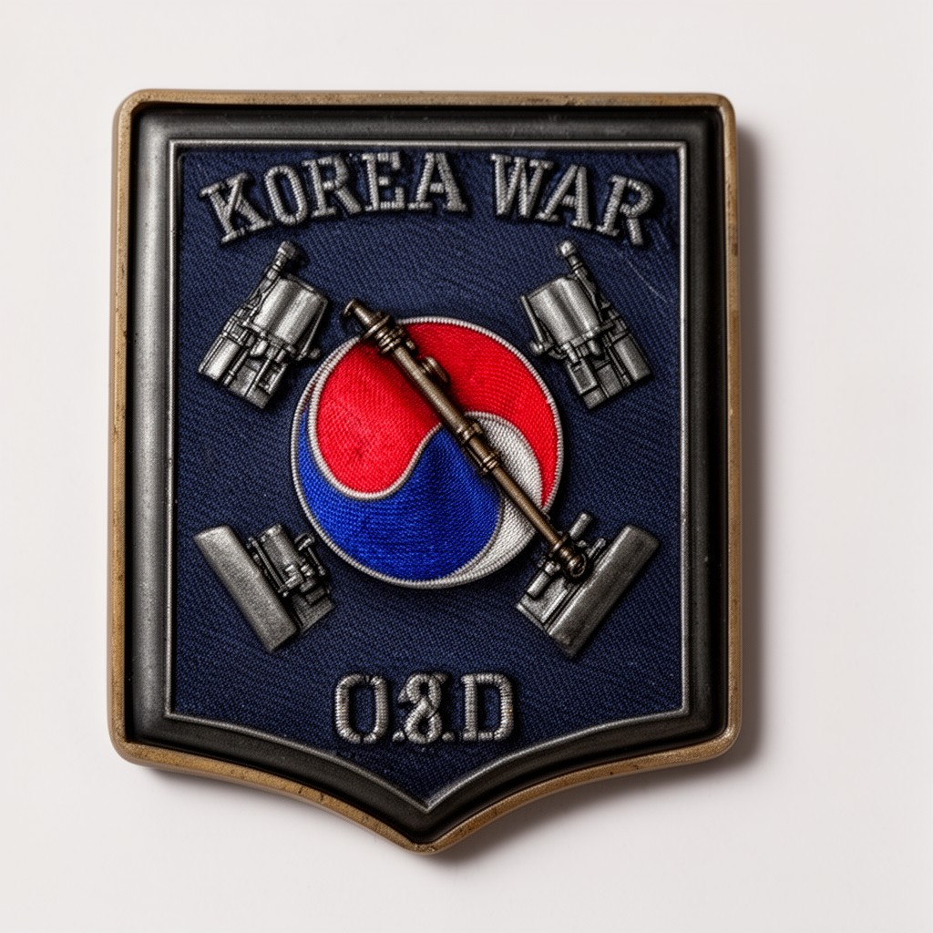 AI-generated illustration of Korean War CIB