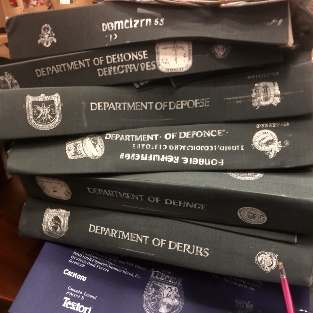 AI-generated illustration of Department of Defense directives