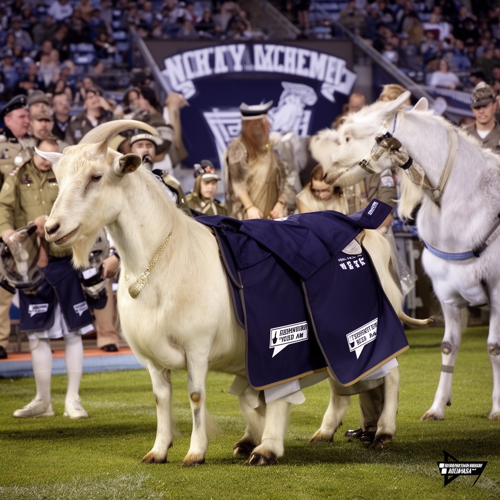 AI-generated illustration of Navy Goat