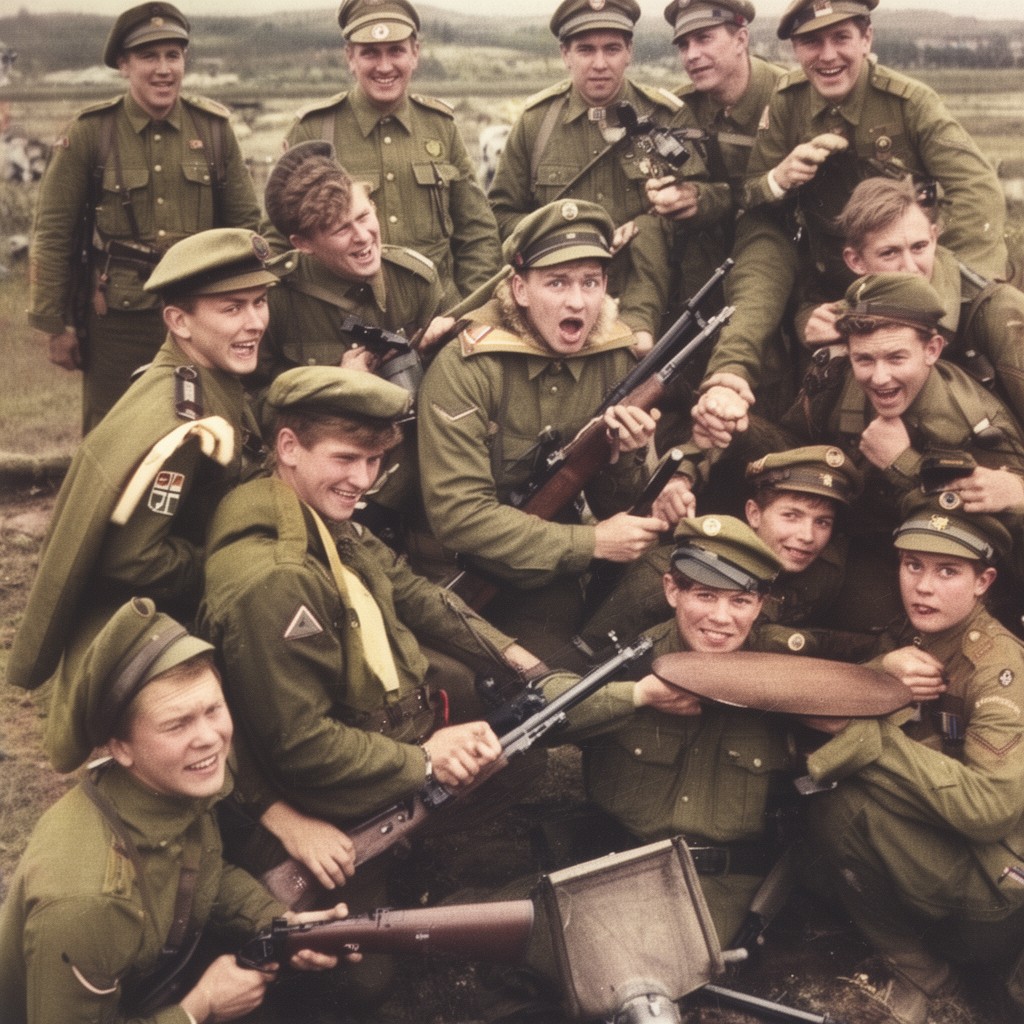 AI-generated illustration of Irish Republican Army (1919–1922)