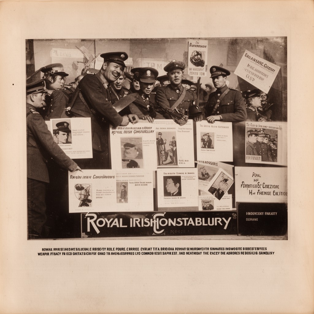 AI-generated illustration of Royal Irish Constabulary