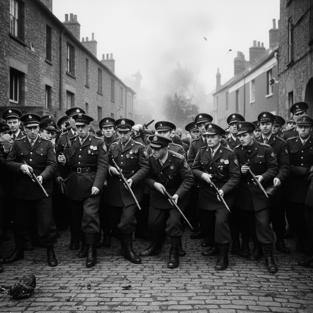 AI-generated illustration of Black and Tans
