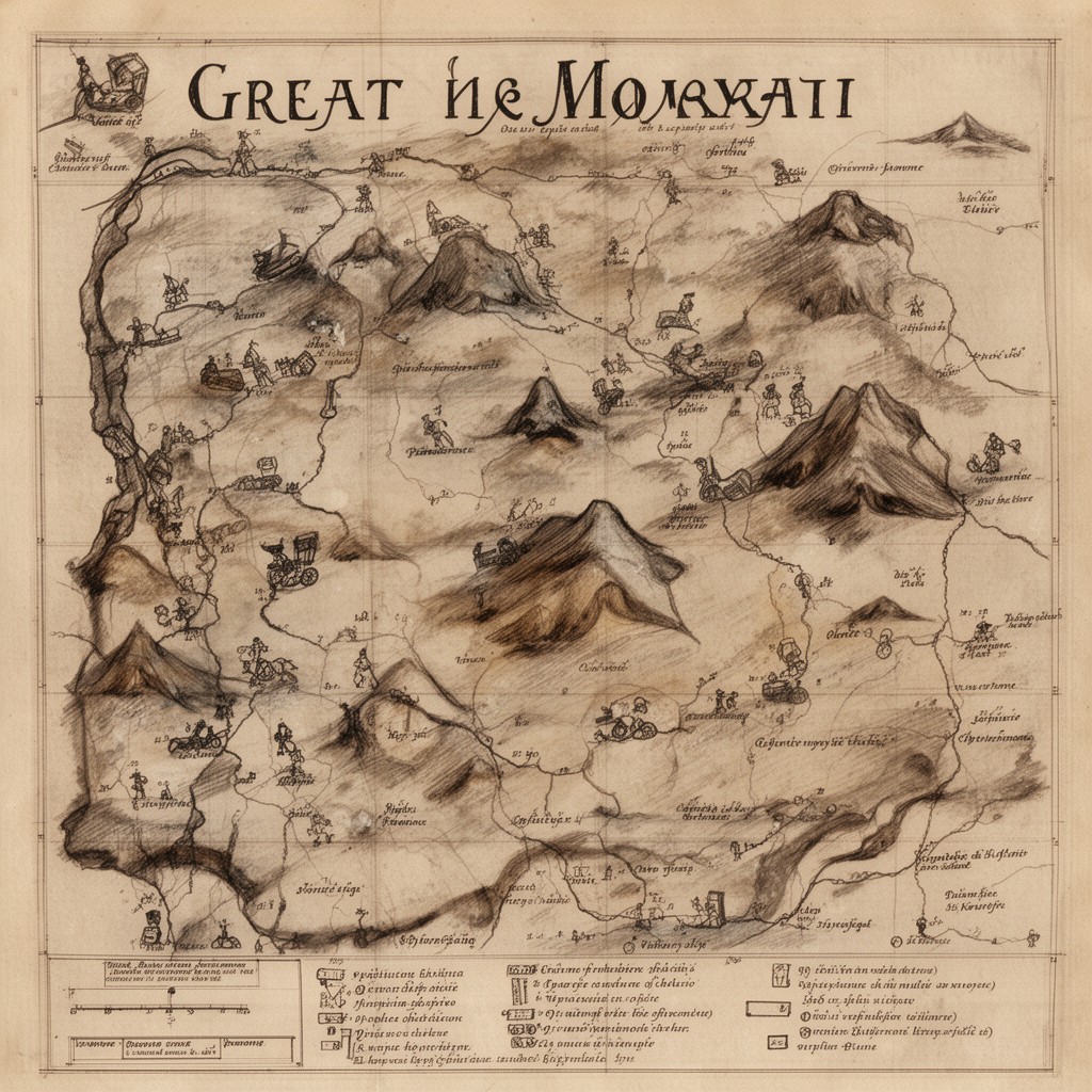 AI-generated illustration of Great Moravia