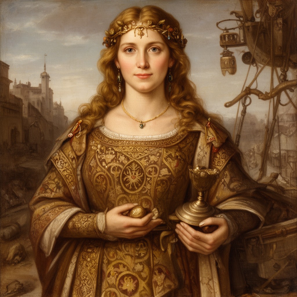 AI-generated illustration of Matilda of Tuscany