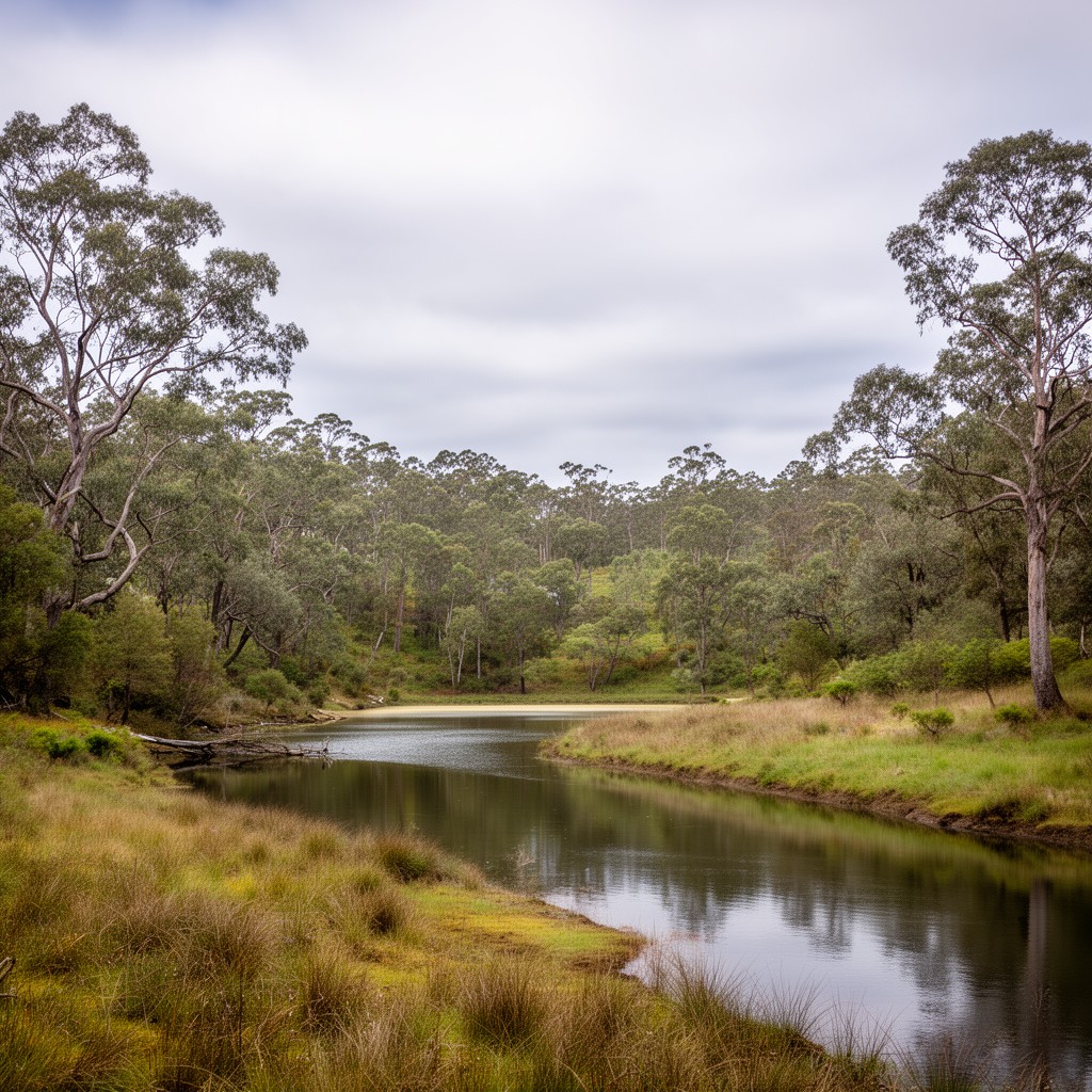 AI-generated illustration of Glennies Creek