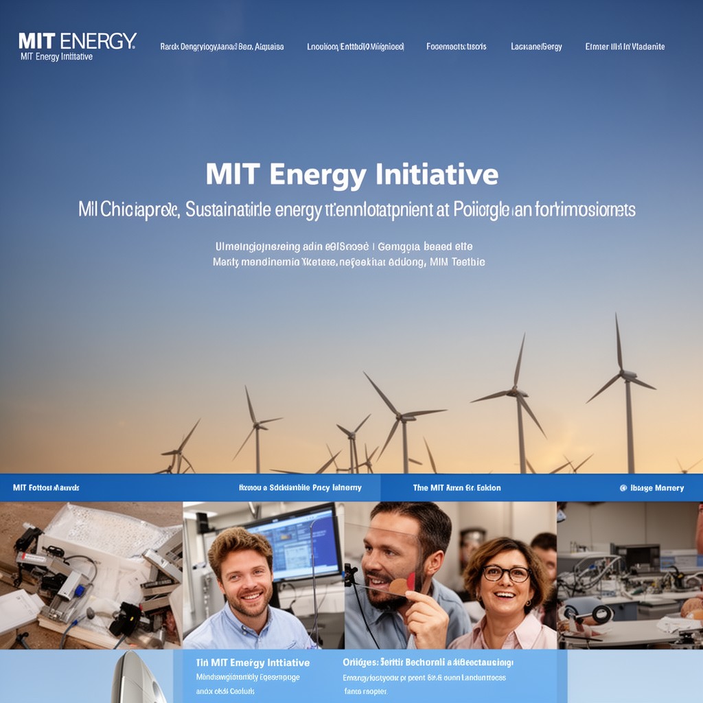 AI-generated illustration of MIT Energy Initiative