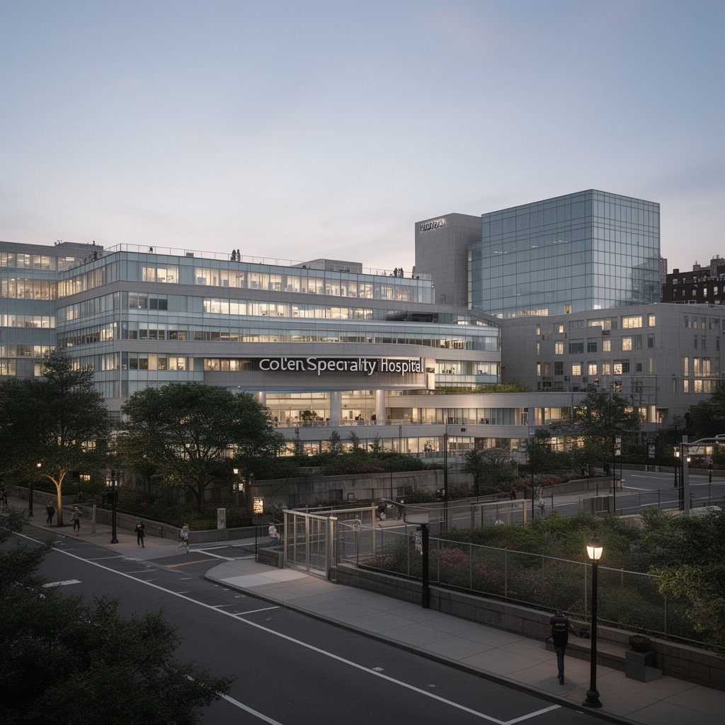 AI-generated illustration of Coler Specialty Hospital