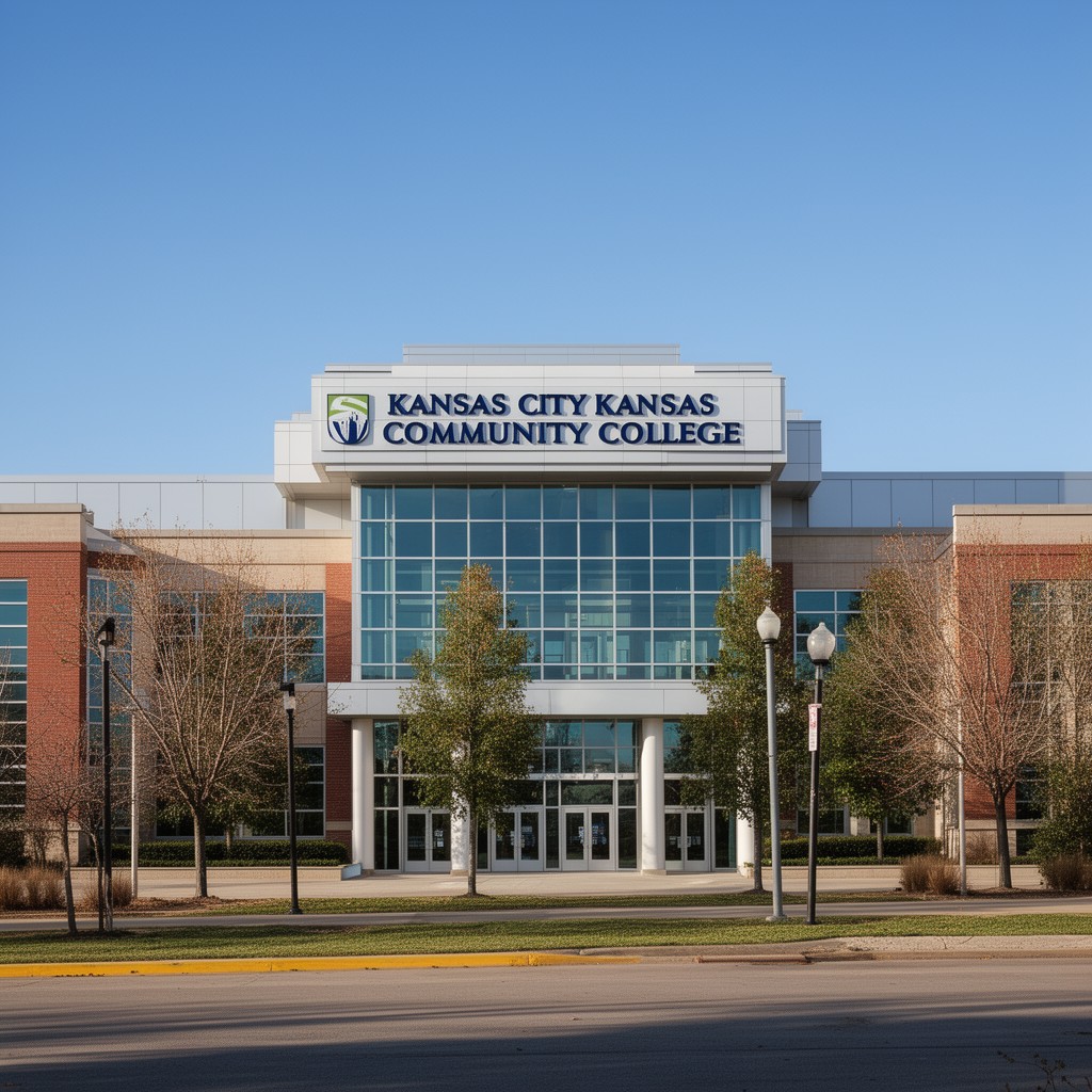 AI-generated illustration of Kansas City Kansas Community College