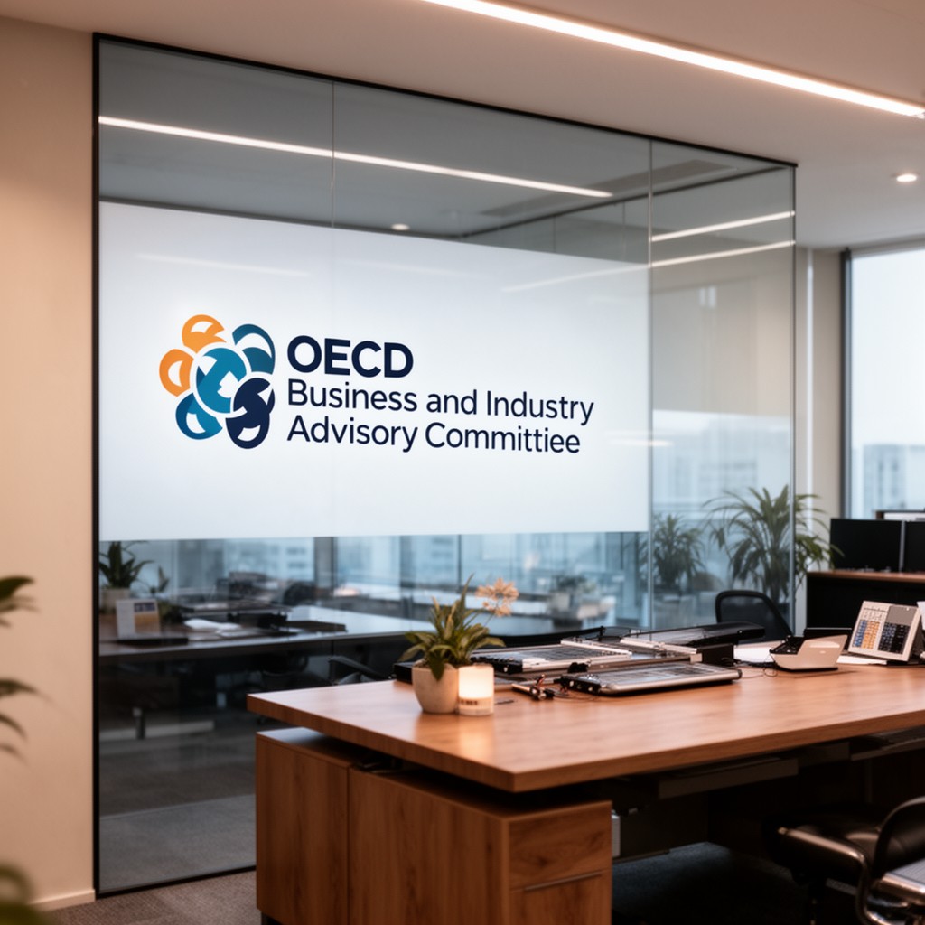 AI-generated illustration of OECD Business and Industry Advisory Committee liaison office