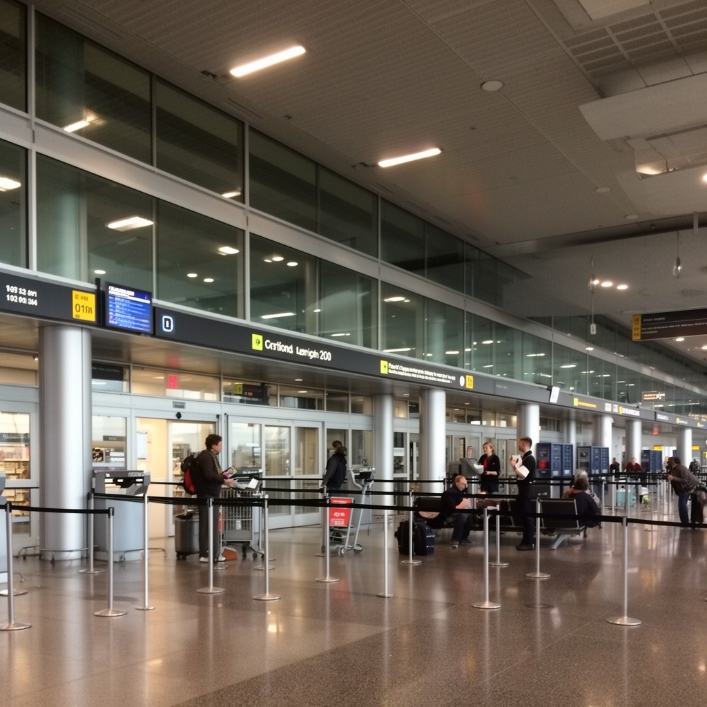 AI-generated illustration of Concourse B