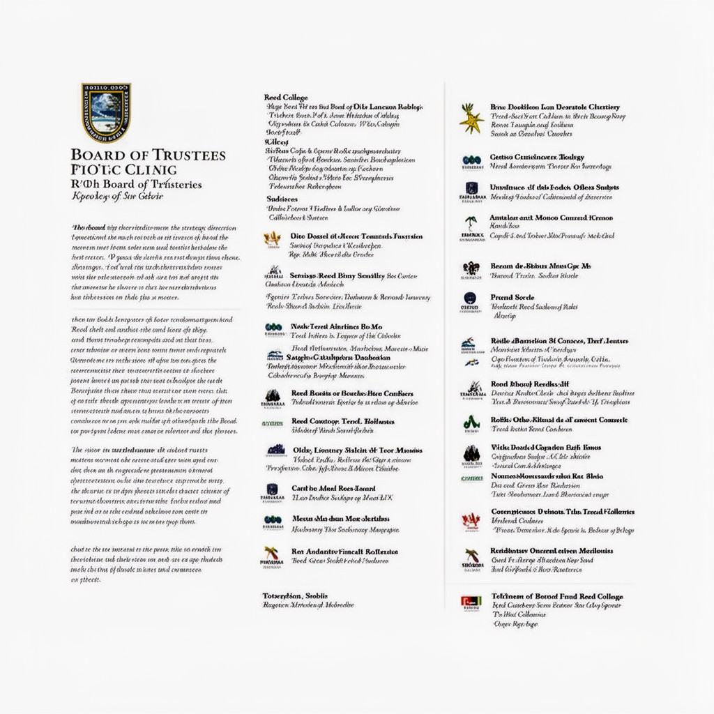 AI-generated illustration of Board of Trustees