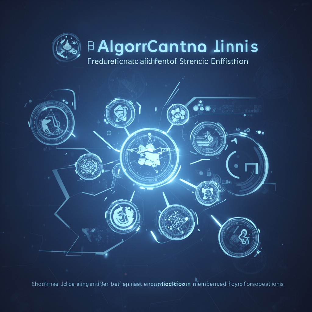 AI-generated illustration of Algorand blockchain protocol