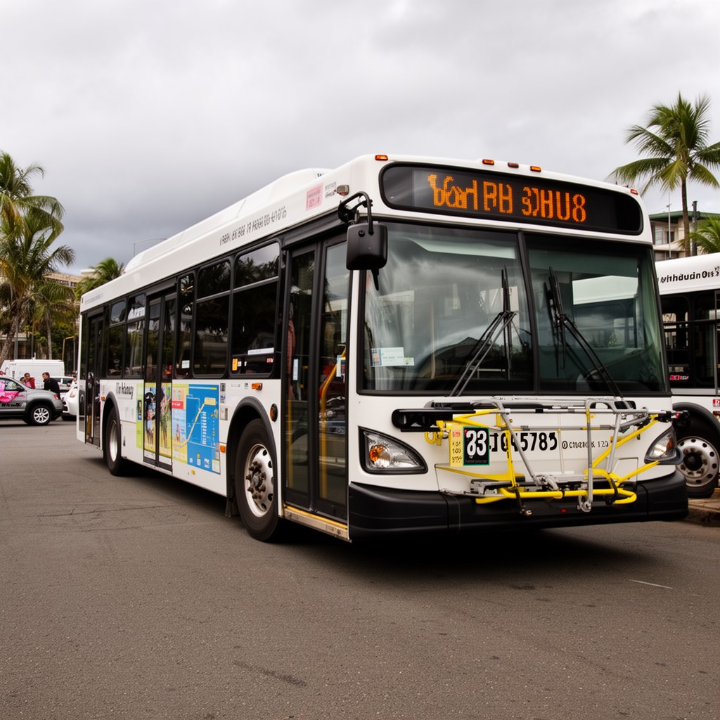 AI-generated illustration of TheBus (Honolulu)